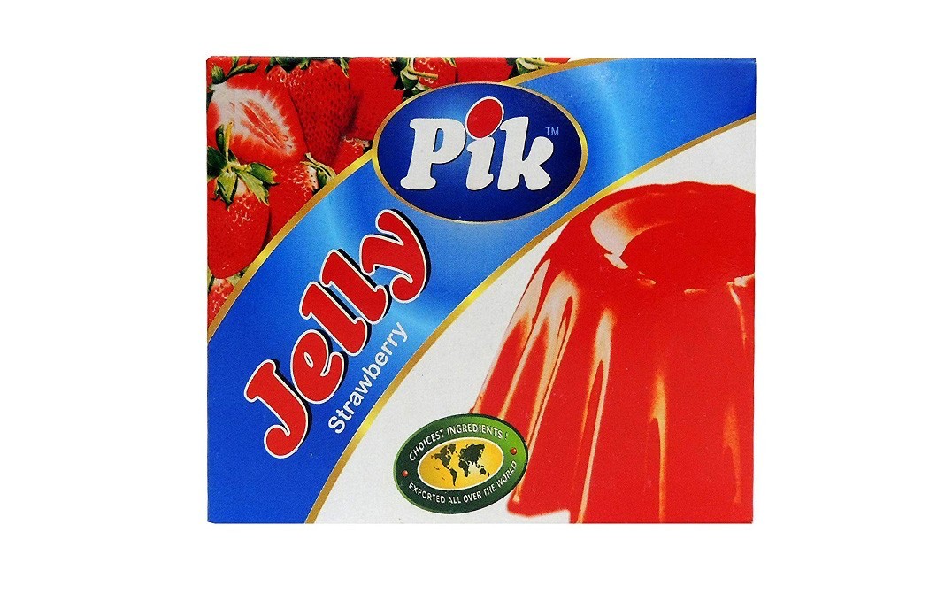 Pik Jelly Strawberry    Box  90 grams